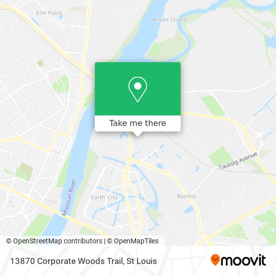 13870 Corporate Woods Trail map