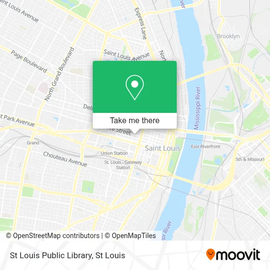 St Louis Public Library map