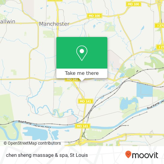 chen sheng massage & spa map