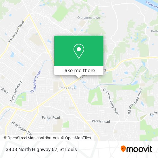 3403 North Highway 67 map