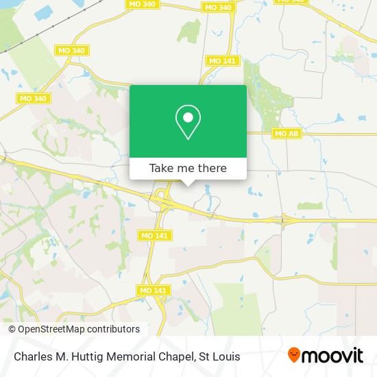Mapa de Charles M. Huttig Memorial Chapel