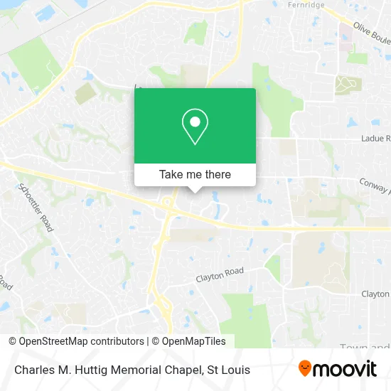Charles M. Huttig Memorial Chapel map