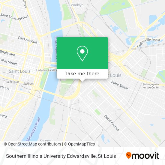 Southern Illinois University Edwardsville map