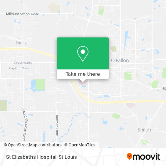 Mapa de St Elizabeth's Hospital