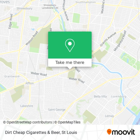 Mapa de Dirt Cheap Cigarettes & Beer