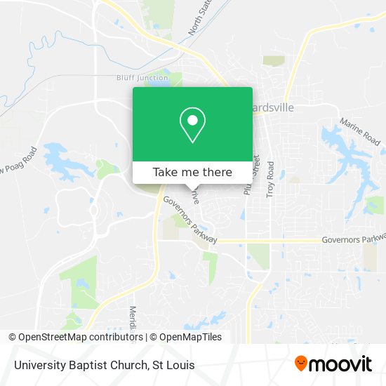 Mapa de University Baptist Church