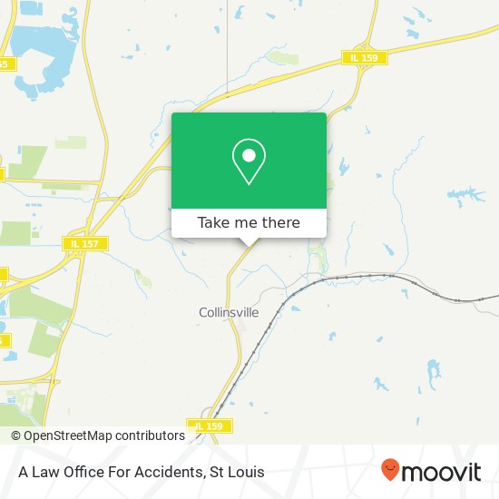 A Law Office For Accidents map