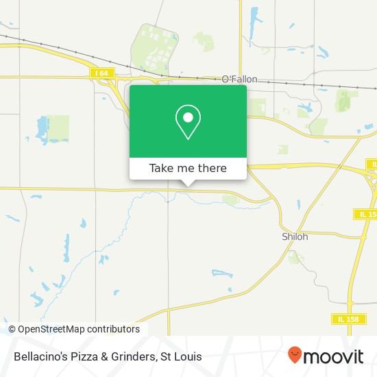 Mapa de Bellacino's Pizza & Grinders