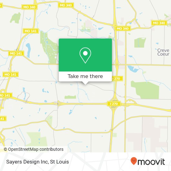 Sayers Design Inc map