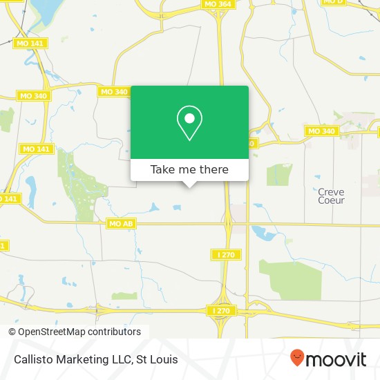 Mapa de Callisto Marketing LLC