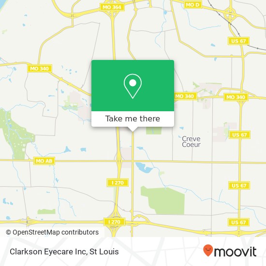 Clarkson Eyecare Inc map