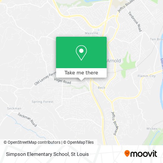 Simpson Elementary School map