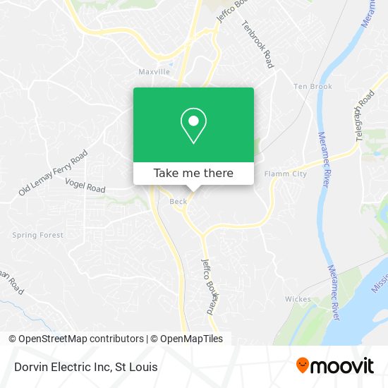 Dorvin Electric Inc map