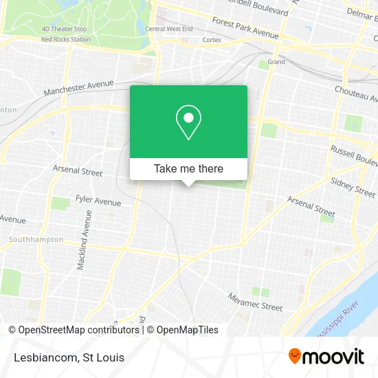 Mapa de Lesbiancom