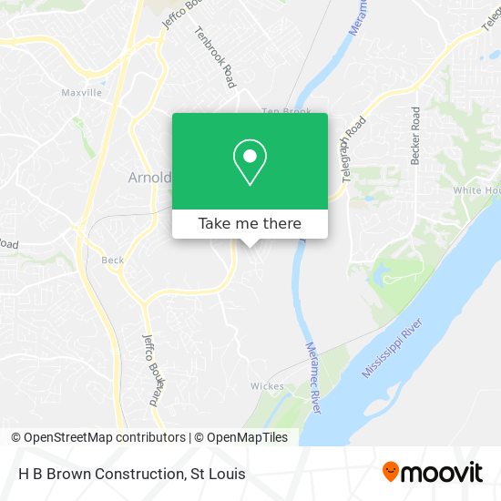 Mapa de H B Brown Construction