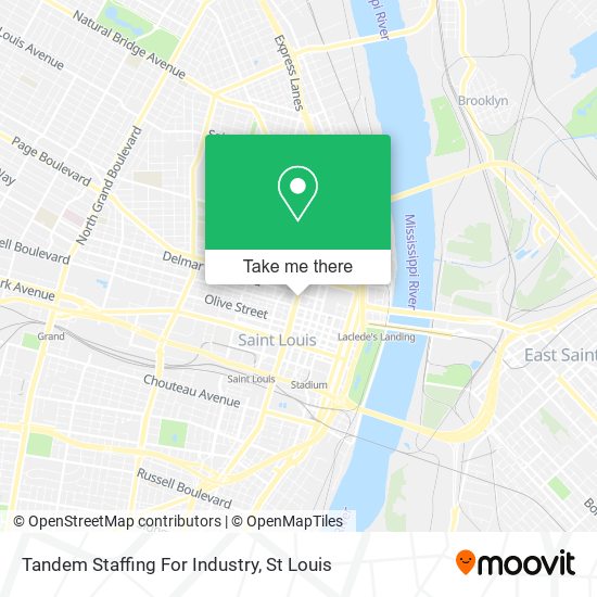 Tandem Staffing For Industry map
