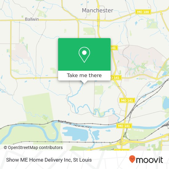 Show ME Home Delivery Inc map