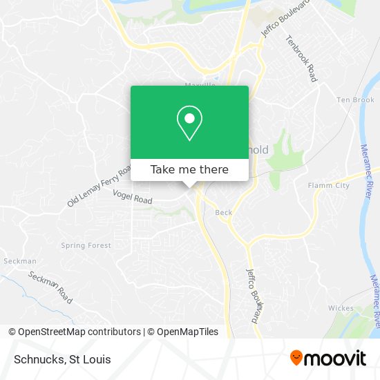 Mapa de Schnucks