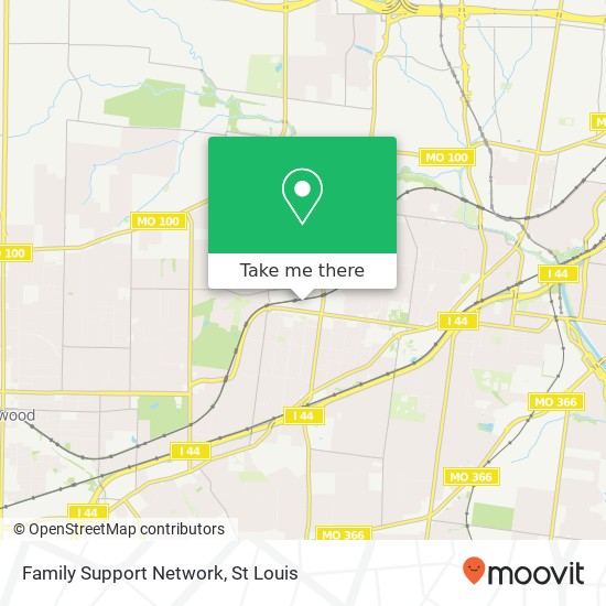 Family Support Network map