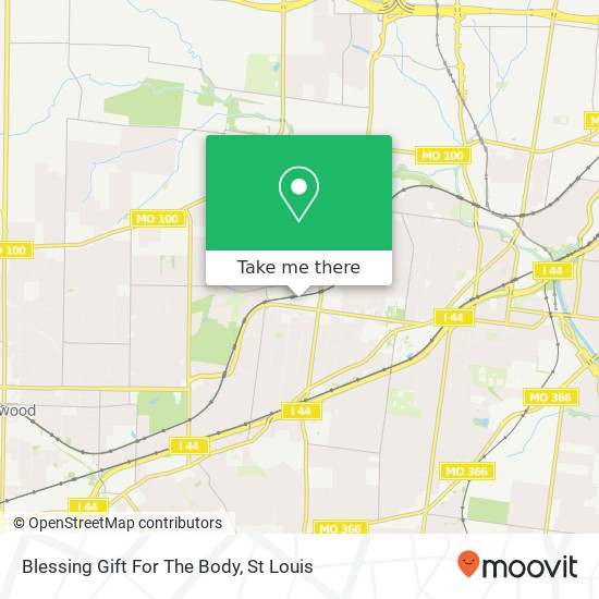 Mapa de Blessing Gift For The Body