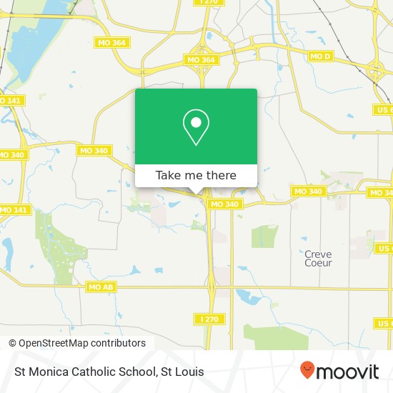 Mapa de St Monica Catholic School