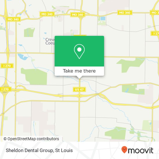 Sheldon Dental Group map
