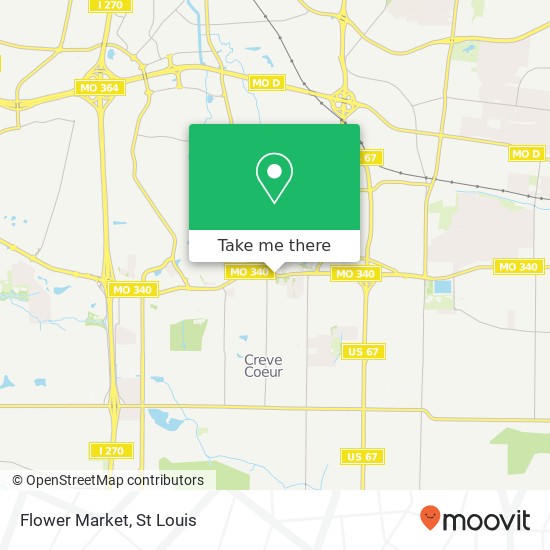 Flower Market map