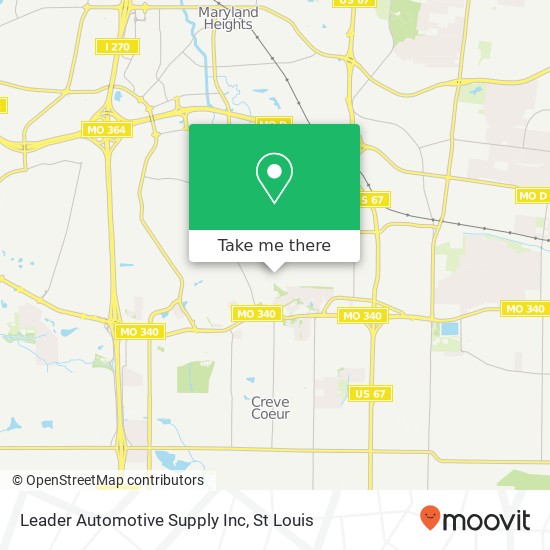 Mapa de Leader Automotive Supply Inc