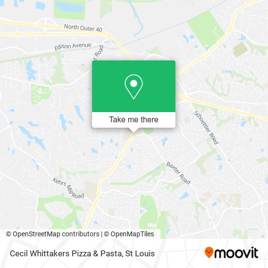 Cecil Whittakers Pizza & Pasta map