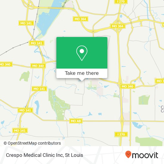 Crespo Medical Clinic Inc map