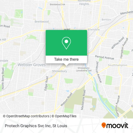 Protech Graphics Svc Inc map