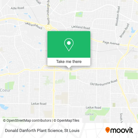Mapa de Donald Danforth Plant Science