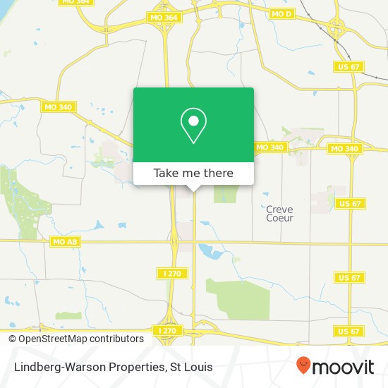 Lindberg-Warson Properties map