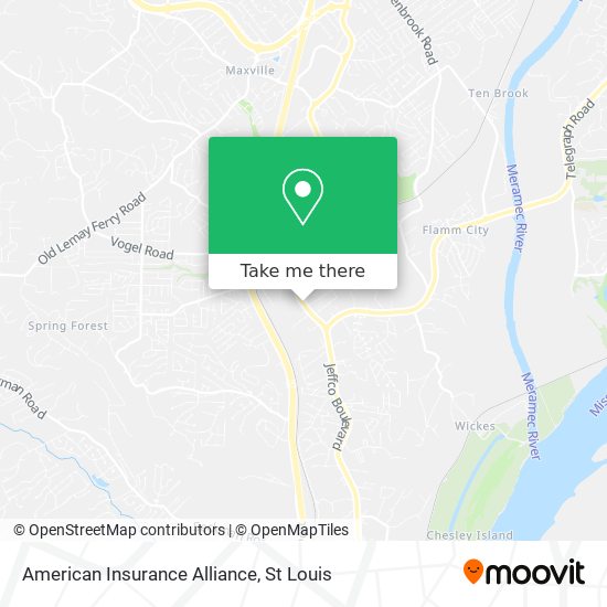 Mapa de American Insurance Alliance