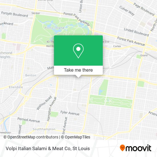 Volpi Italian Salami & Meat Co map