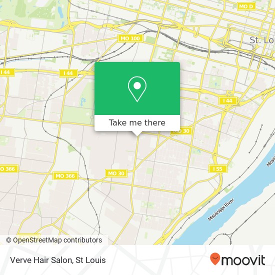 Verve Hair Salon map