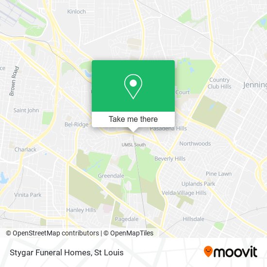 Mapa de Stygar Funeral Homes