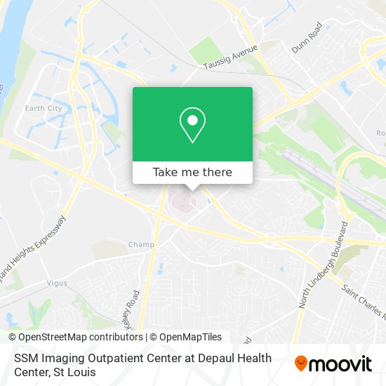 SSM Imaging Outpatient Center at Depaul Health Center map