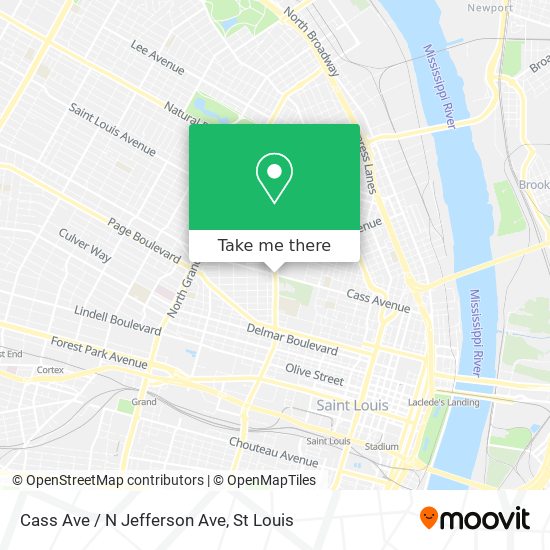 Cass Ave / N Jefferson Ave map