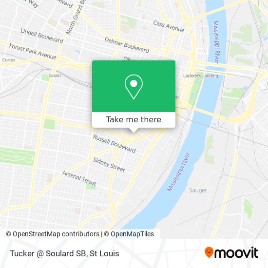 Tucker @ Soulard SB map