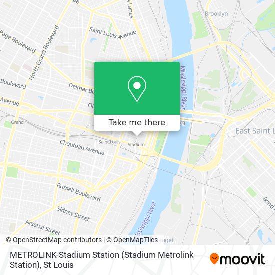 METROLINK-Stadium Station (Stadium Metrolink Station) map