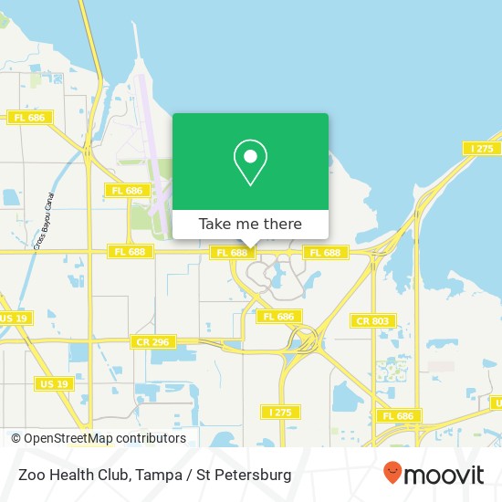 Zoo Health Club map