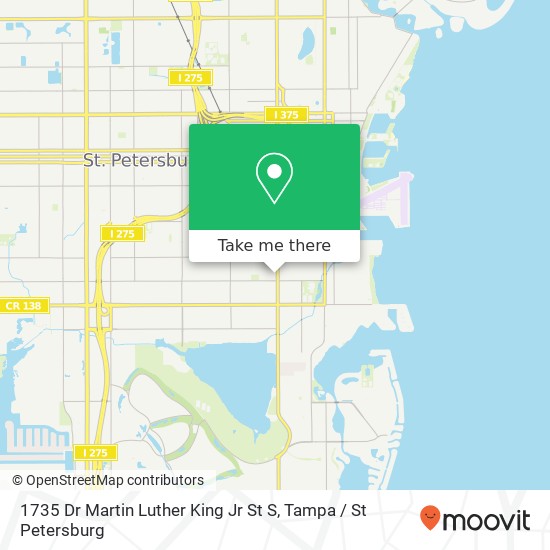 1735 Dr Martin Luther King Jr St S map