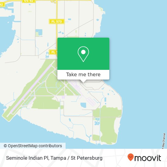 Mapa de Seminole Indian Pl