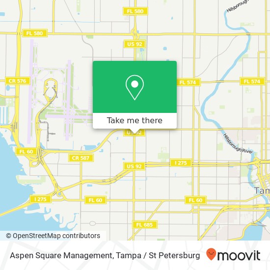 Aspen Square Management map