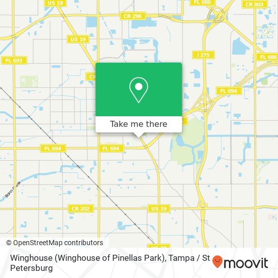 Mapa de Winghouse (Winghouse of Pinellas Park)