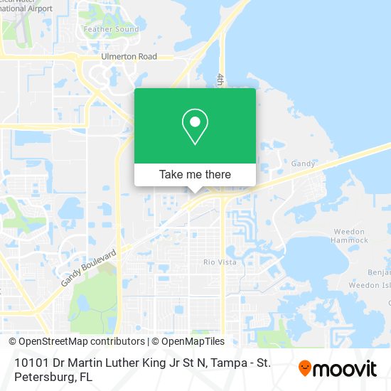 10101 Dr Martin Luther King Jr St N map