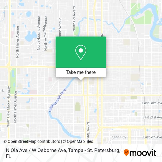 Mapa de N Ola Ave / W Osborne Ave