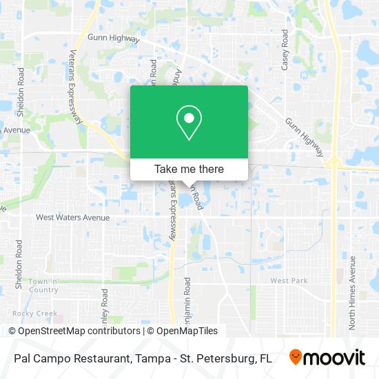 Mapa de Pal Campo Restaurant