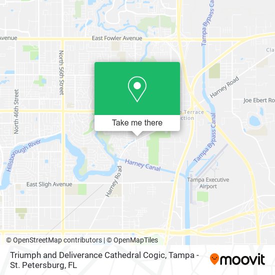 Triumph and Deliverance Cathedral Cogic map